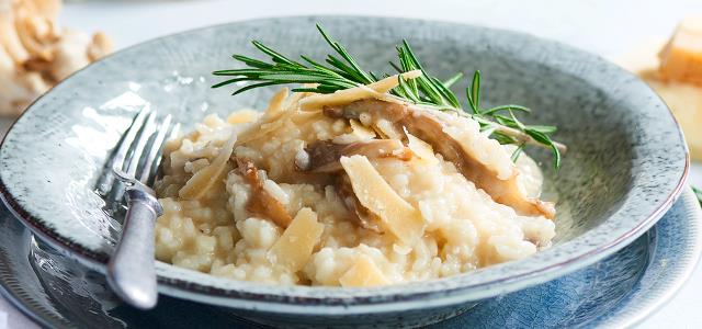 Risotto with Mixed Mushrooms
